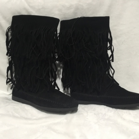 Cherokee Style Black boots (leather imitation) brand new - Picture 4 of 8